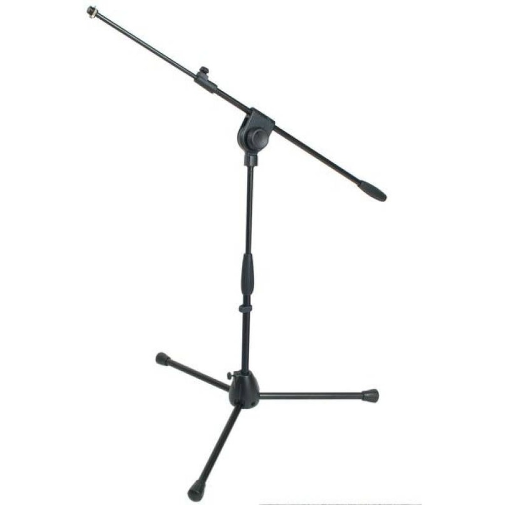Proel Stage Professional Low Profile Microphone Stand w/ Telescopic Boom