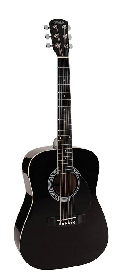 NashvilleGSD-6034-BK | akoestische gitaar 3/4