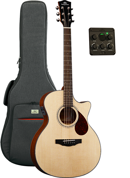 Kepma F0E Grand Auditorium Natural Solid Top Series