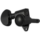 Grover Locking Machine Heads Black Chrome
