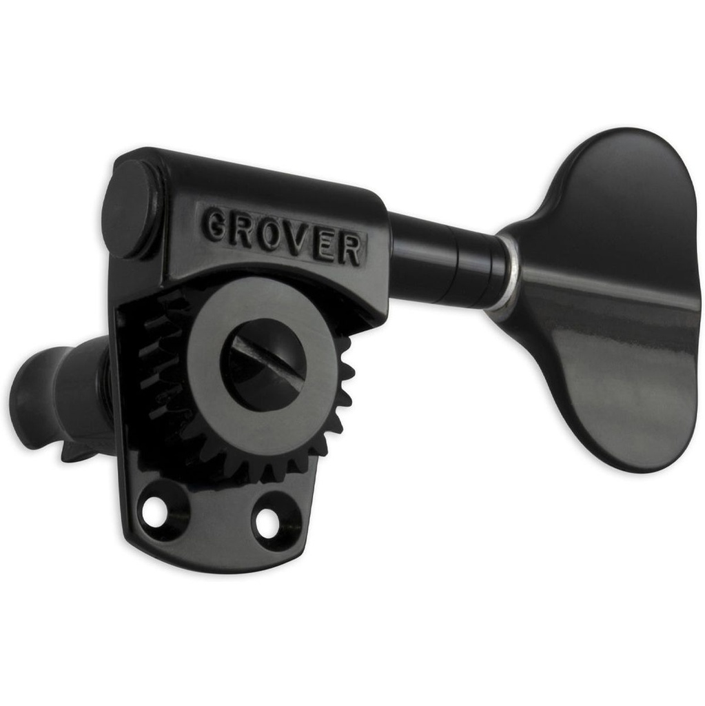 Grover Titan Bass 4 In Line Black Chrome