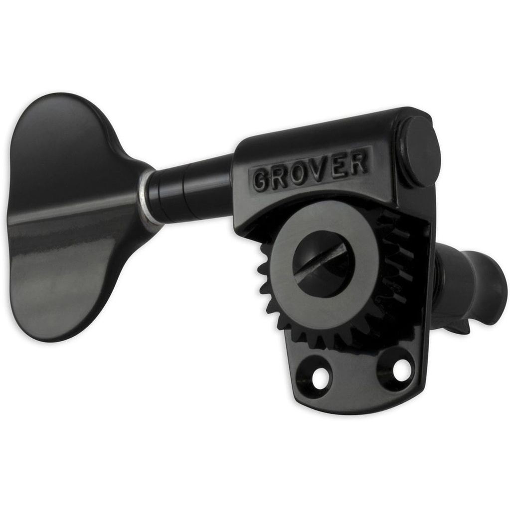 Grover Titan Bass Mheads Left Hand Black Chrome