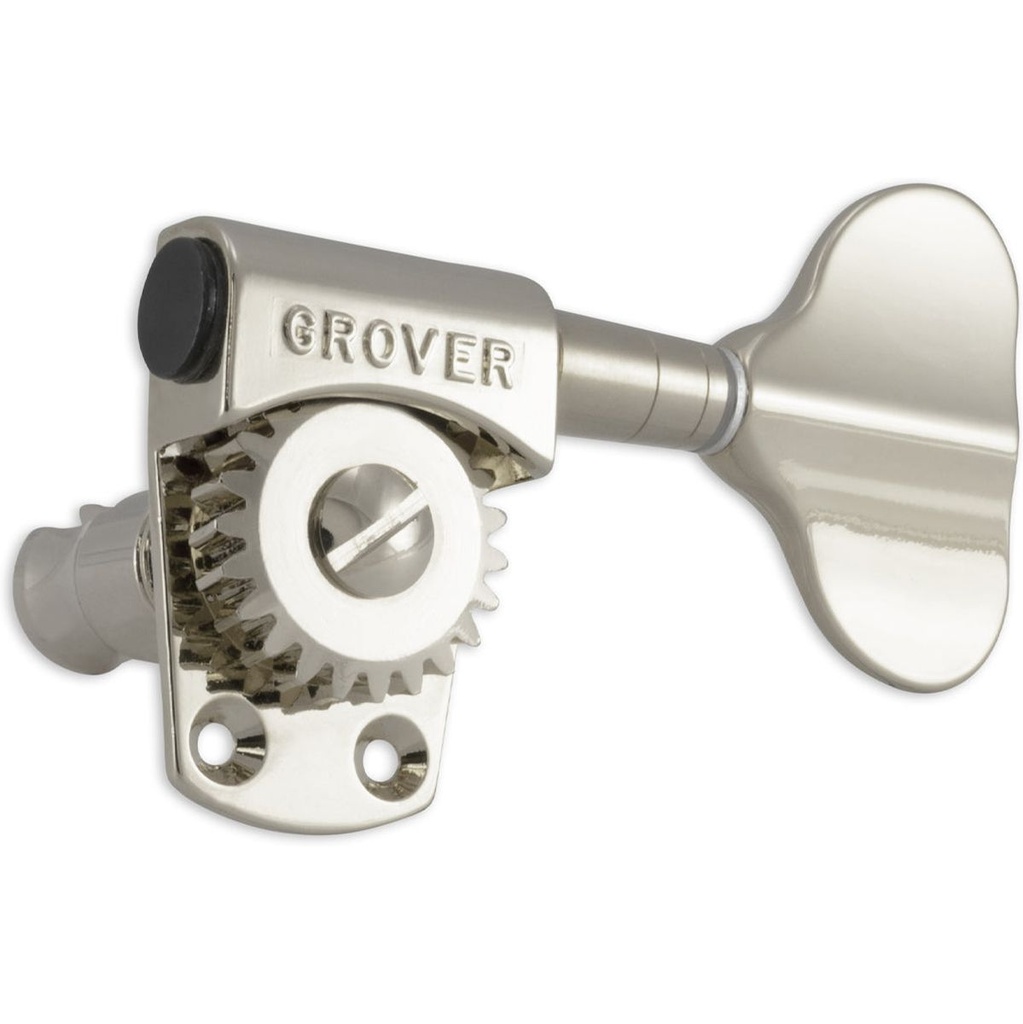 Grover Titan Bass Mheads 4 In Line Nickel