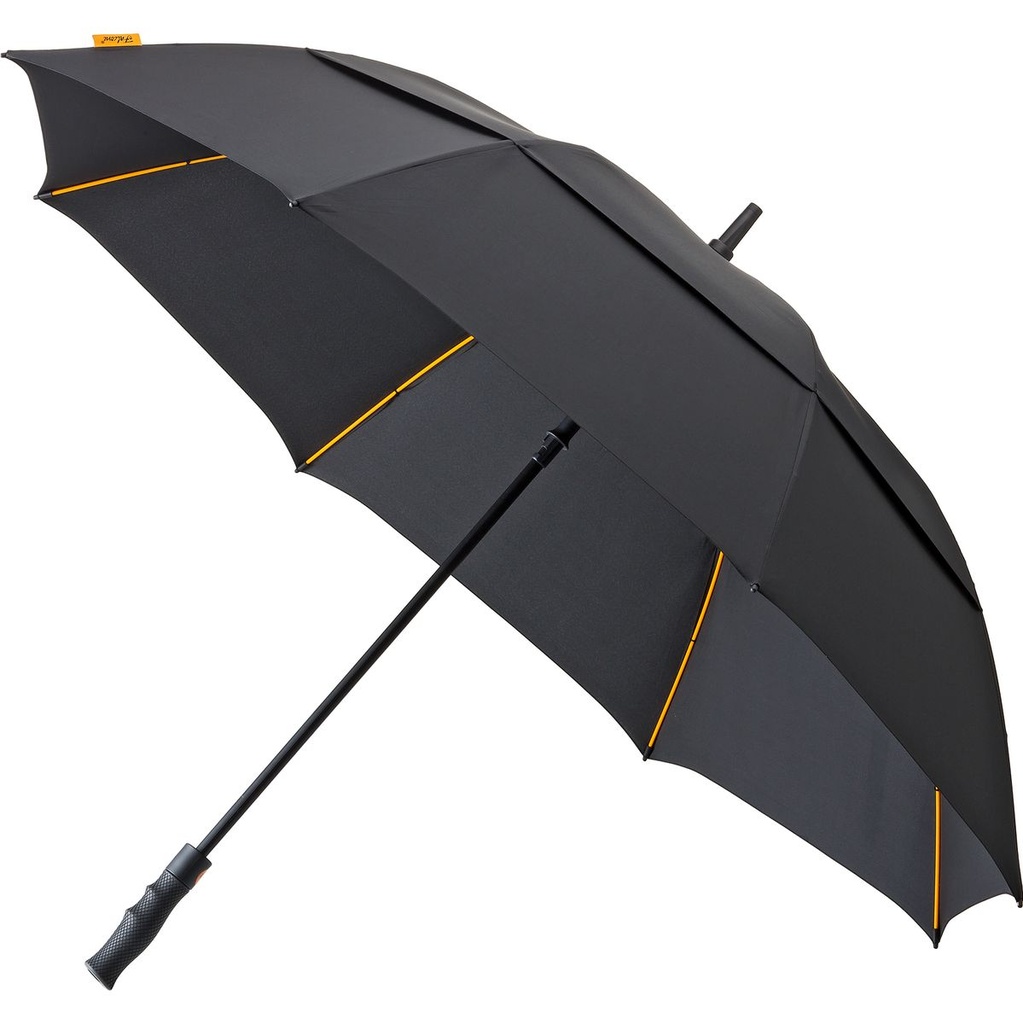 Falcone Luxury Golf Umbrella - Glasfiber Ribs - 130 cm - Black