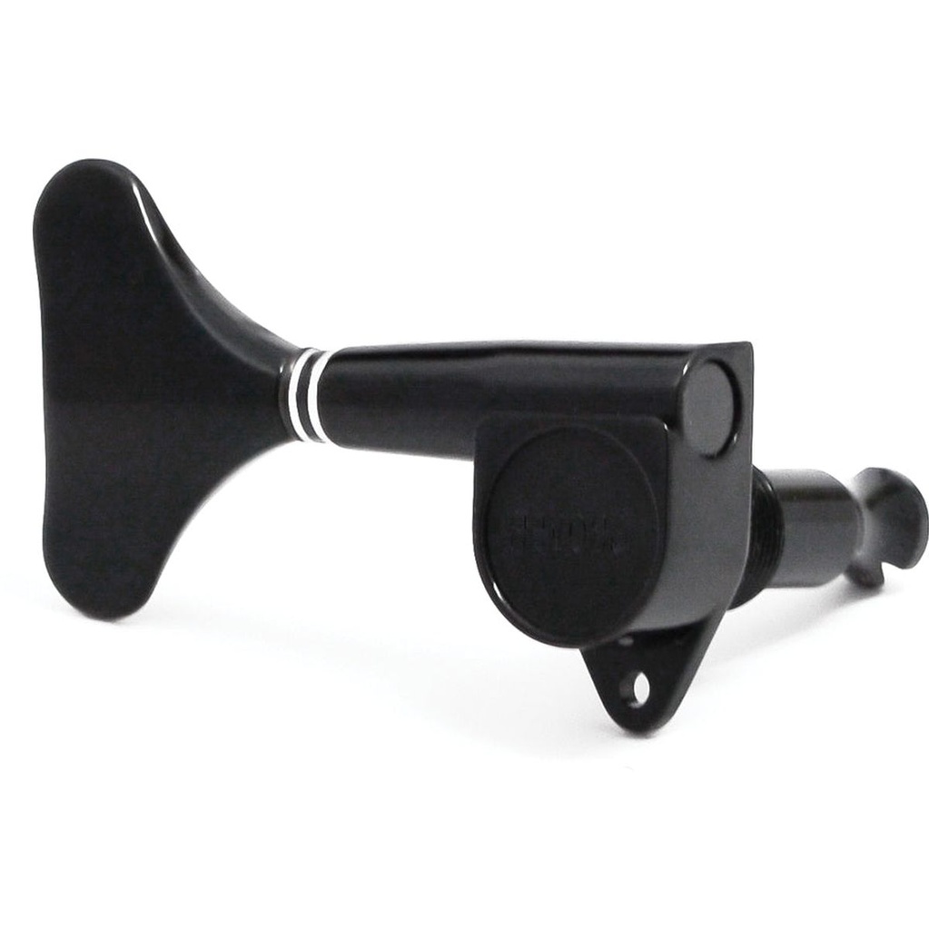 Grover 4 In Line LH Bass Mhead BK