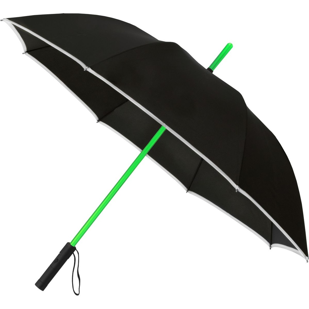 Falcone LED Umbrella - Manual Opening - Windproof - 104 cm - Black