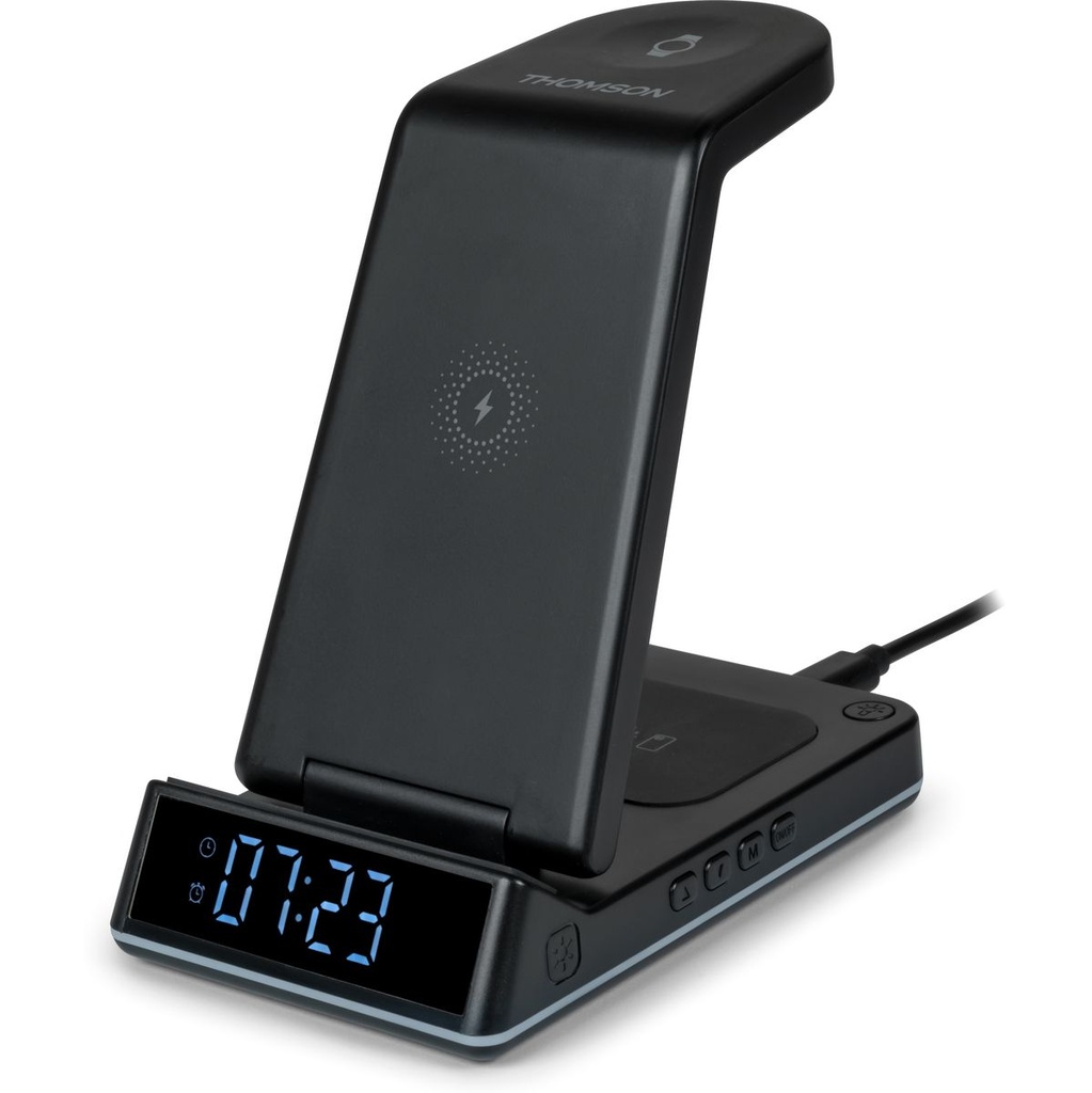 Thomson CL750IS Alarm Clock + All-In-One Charger - S