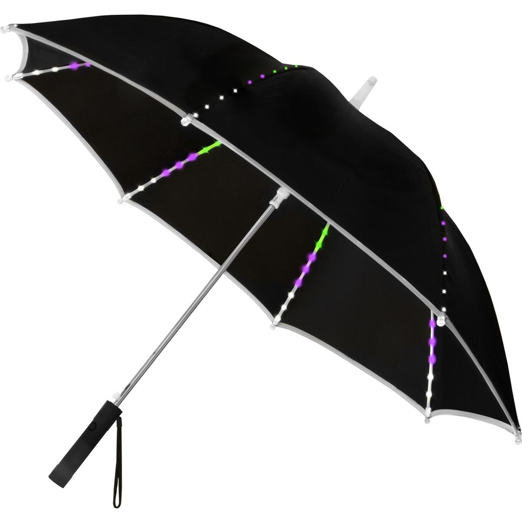 Falcone LED Umbrella - Automatic - Windproof - 104 cm - Black