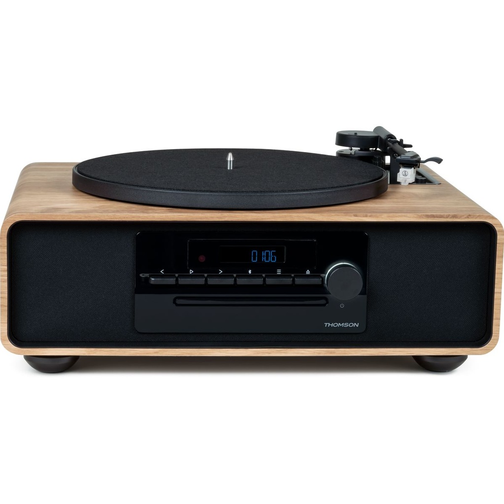 Thomson MIC300TT Multi System w/ Turntable - Black