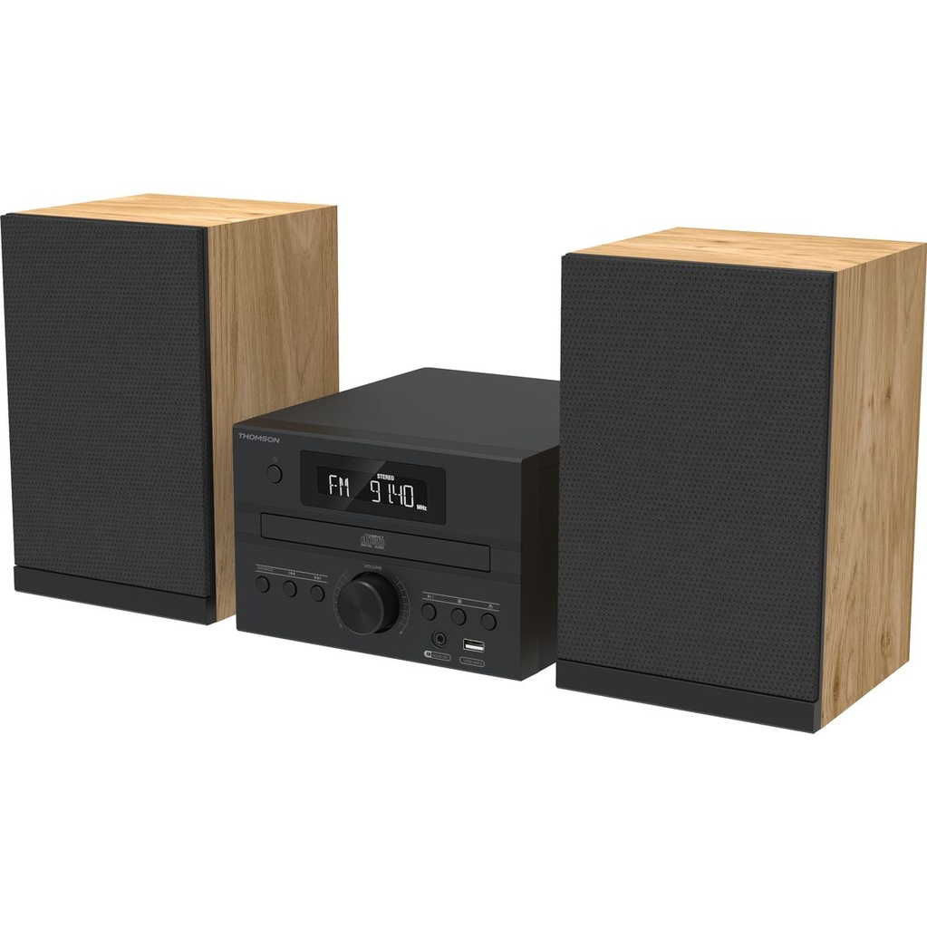 Thomson MIC121BT Stereo - Radio / BT / USB - Cosy Black