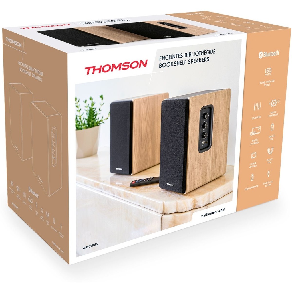 Thomson WS902 Duo Bookshelf Speaker Set L - Cosy