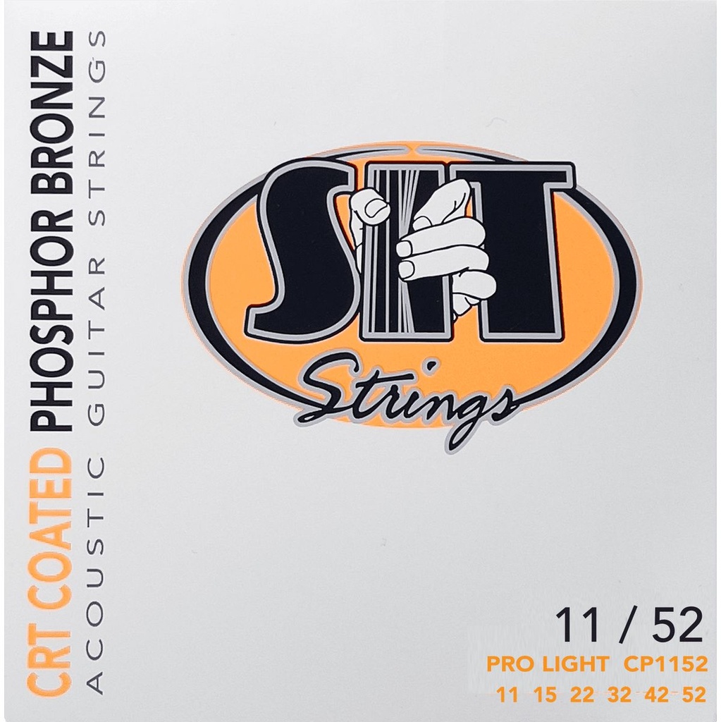 S.I.T. Strings CP1152 CRT Coated Acoustic Guitar Strings Pro Light