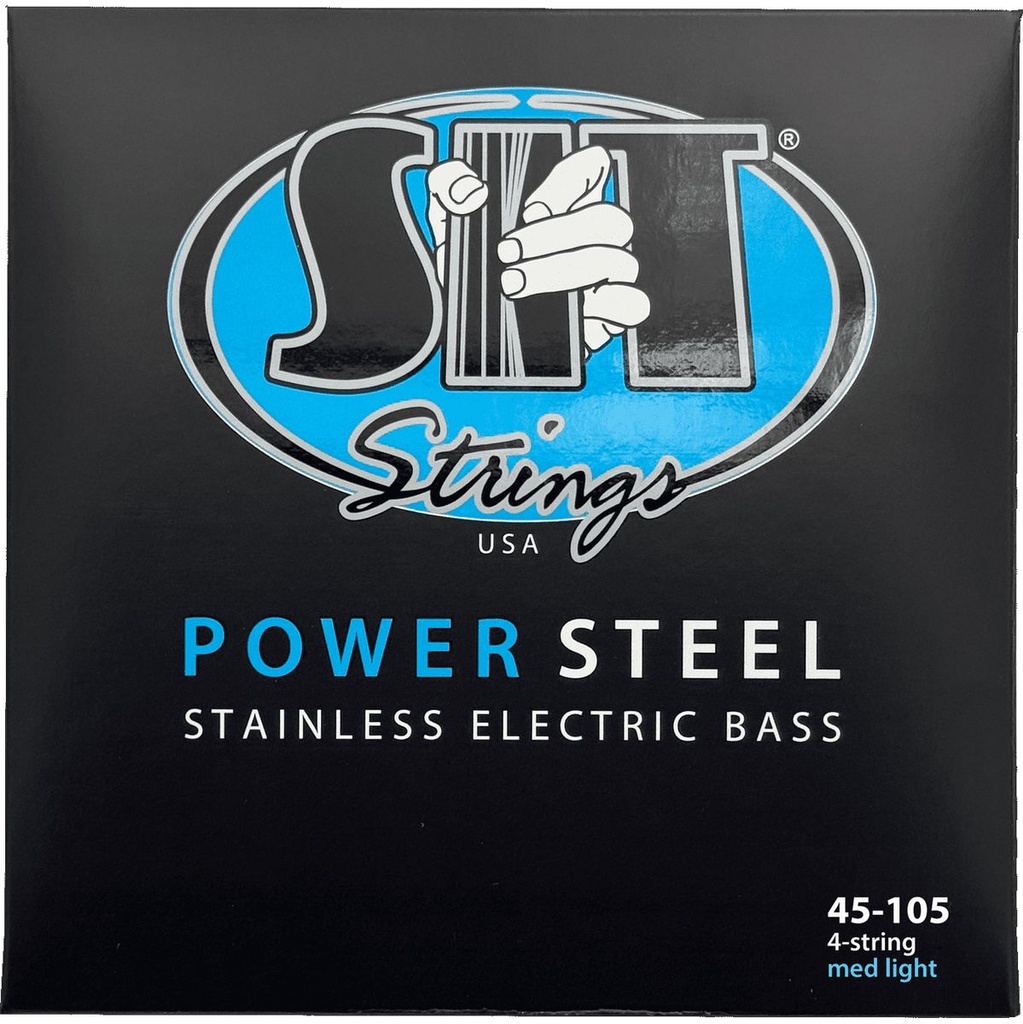 S.I.T. Strings PSR45105L Medium-Light Power Steel Stainless Bass