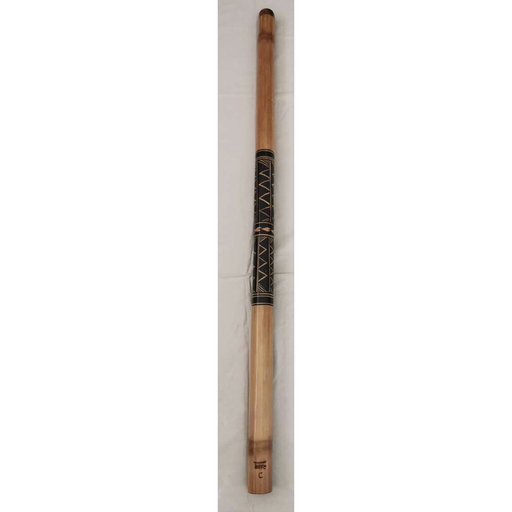 Terre Didgeridoo Bamboo Maori Tattoo C