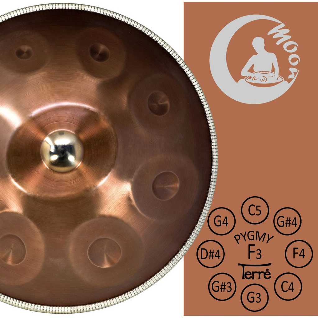 Terre Moon II Handpan F-Pygmy