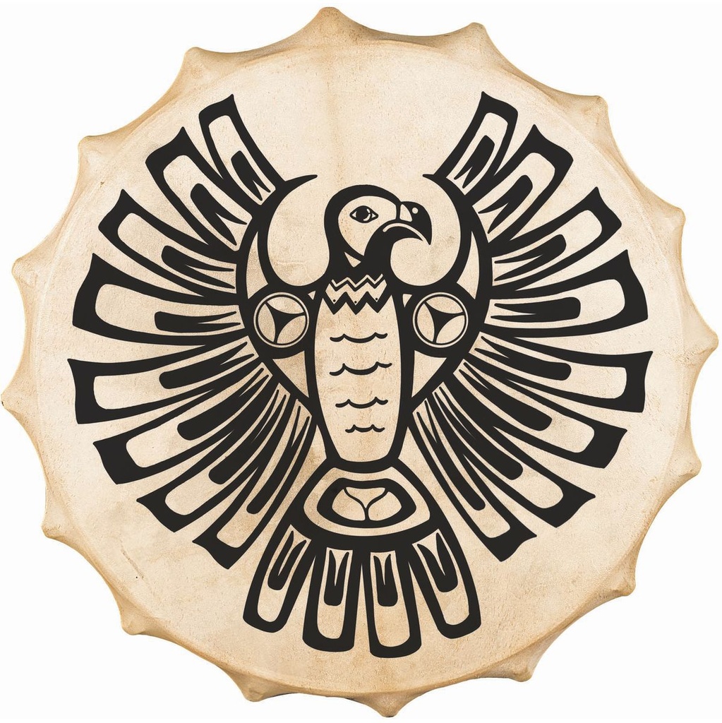 Terre Shaman Drum Siberian Thunderbird Goat 58cm