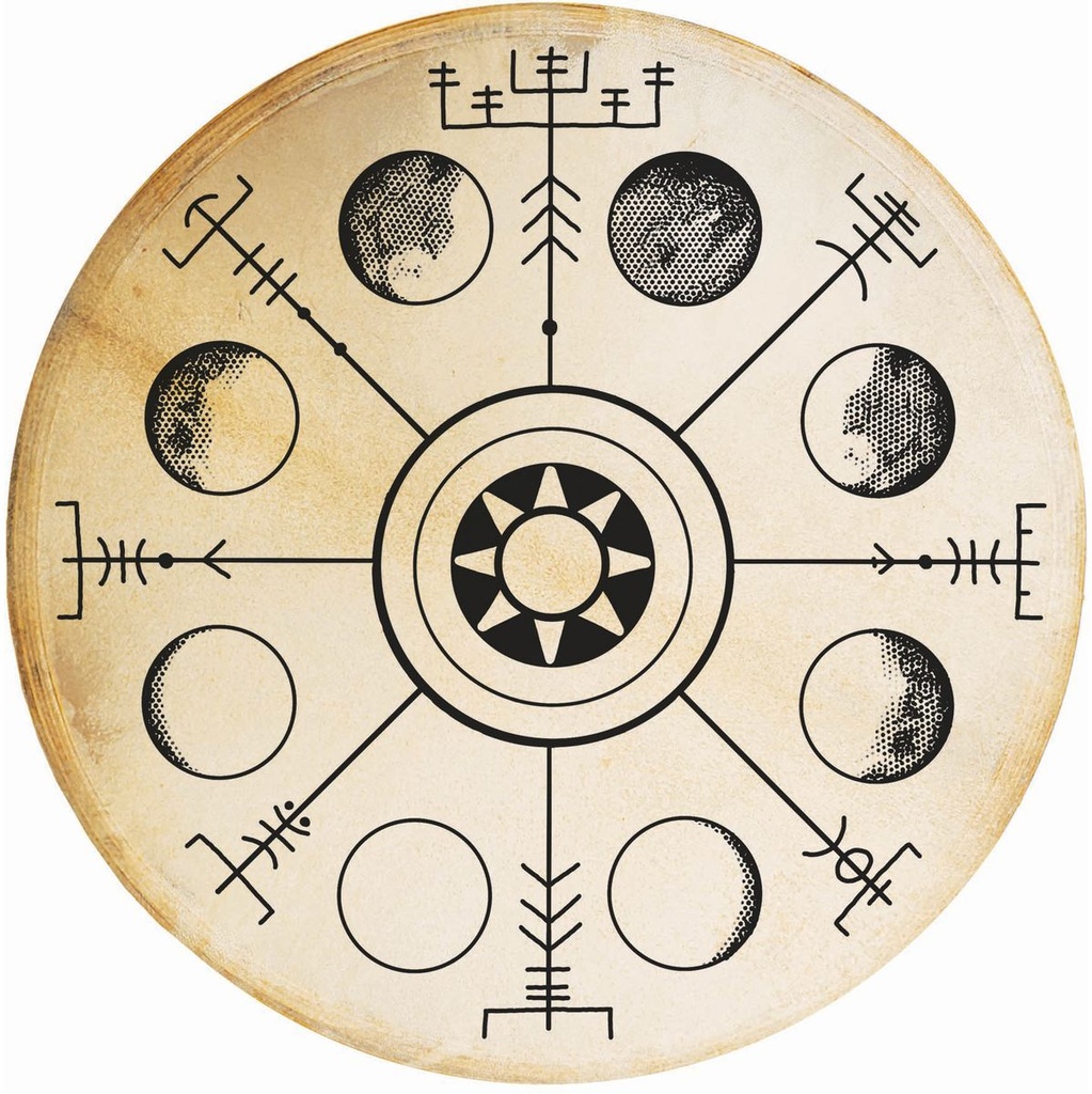 Terre Shaman Drum Vegvísir Goat 60cm