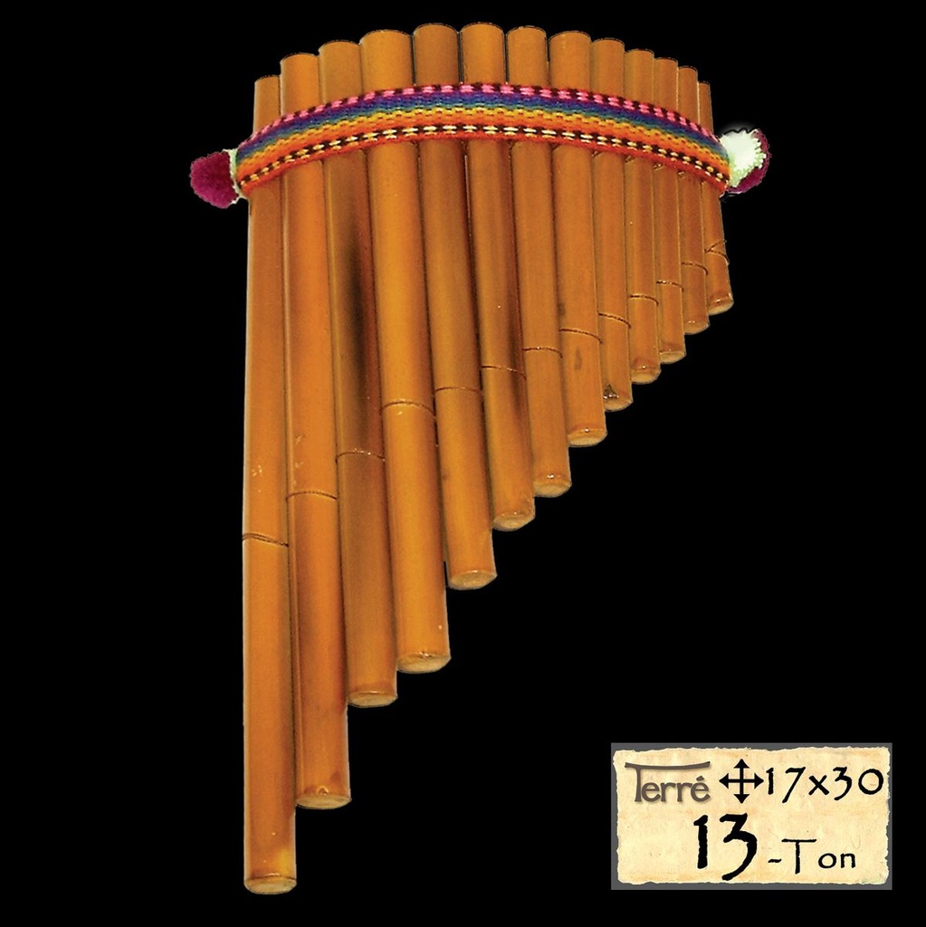 Terre Panflute Peru 13-tone L