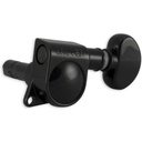 Grover 6 In Line Mini Locking Mheads Black Chrome