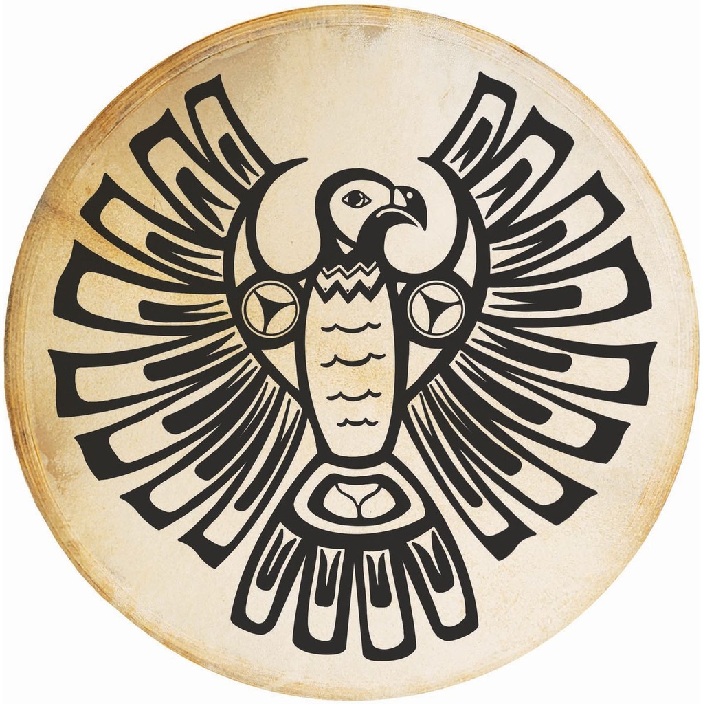 Terre Shaman Drum Thunderbird Goat 40cm
