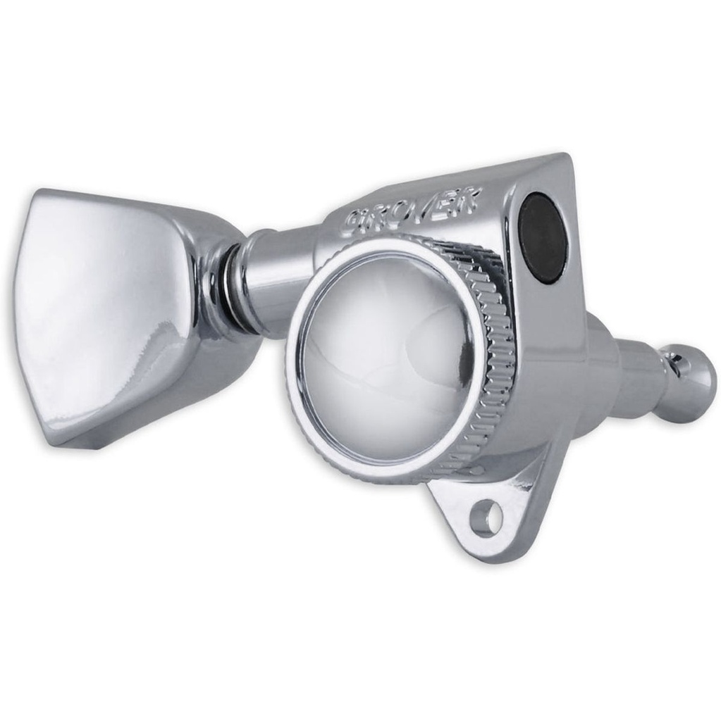 Grover Roto Grip Machine Heads Keystone Buttons Chrome