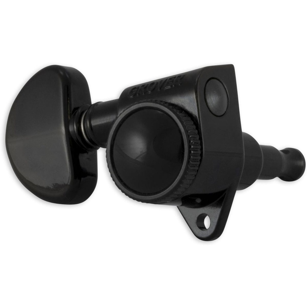 Grover Roto Grip Machine Heads Black Chrome