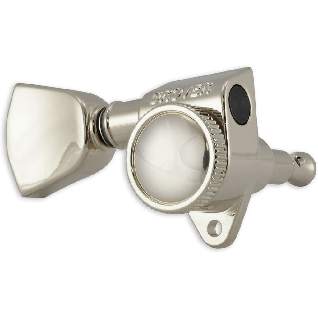 Grover Roto Grip Machine Heads Keystone Buttons Nickel