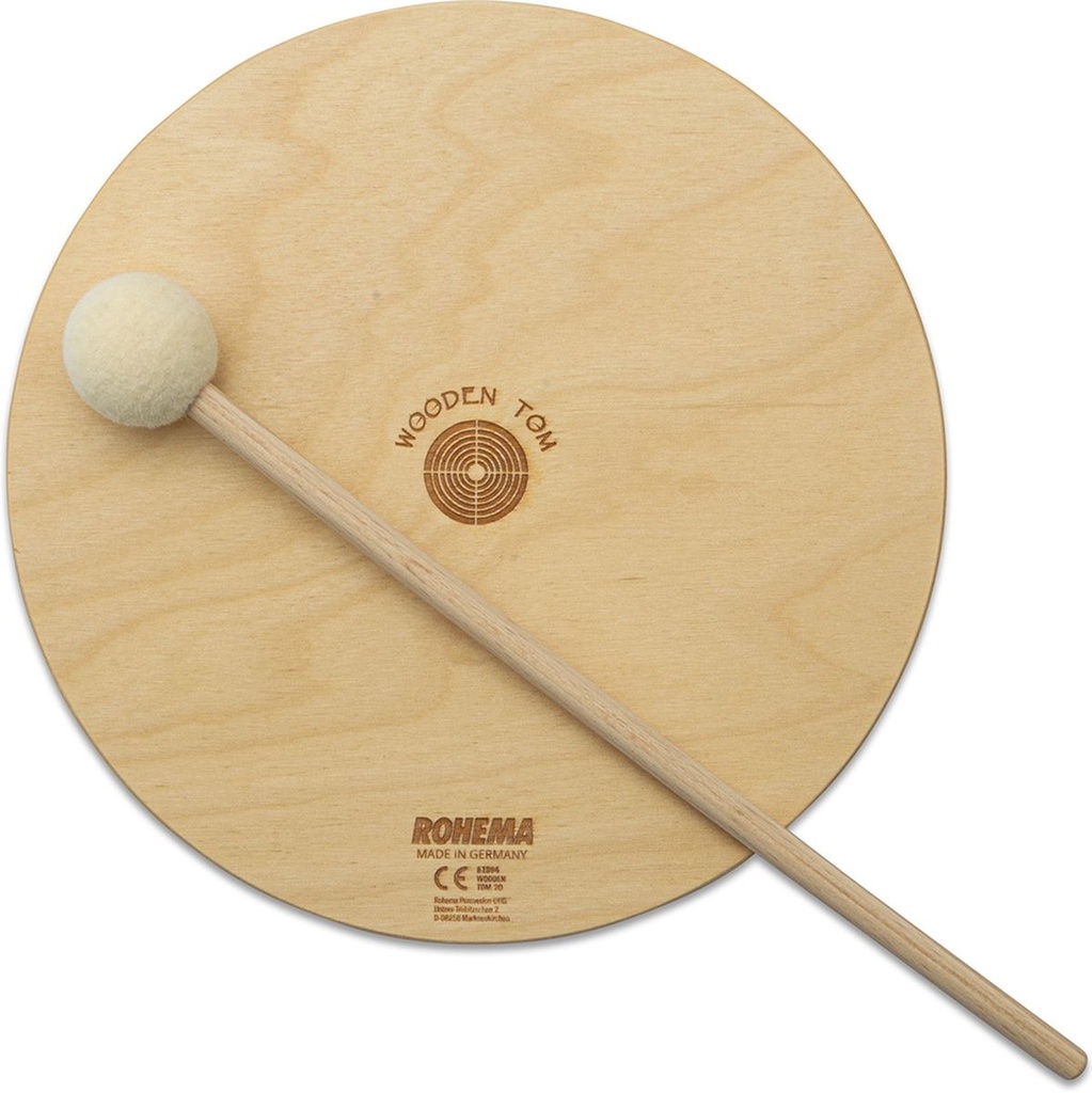 Rohema Wooden Tom 20cm w/ 1 Beater PM458
