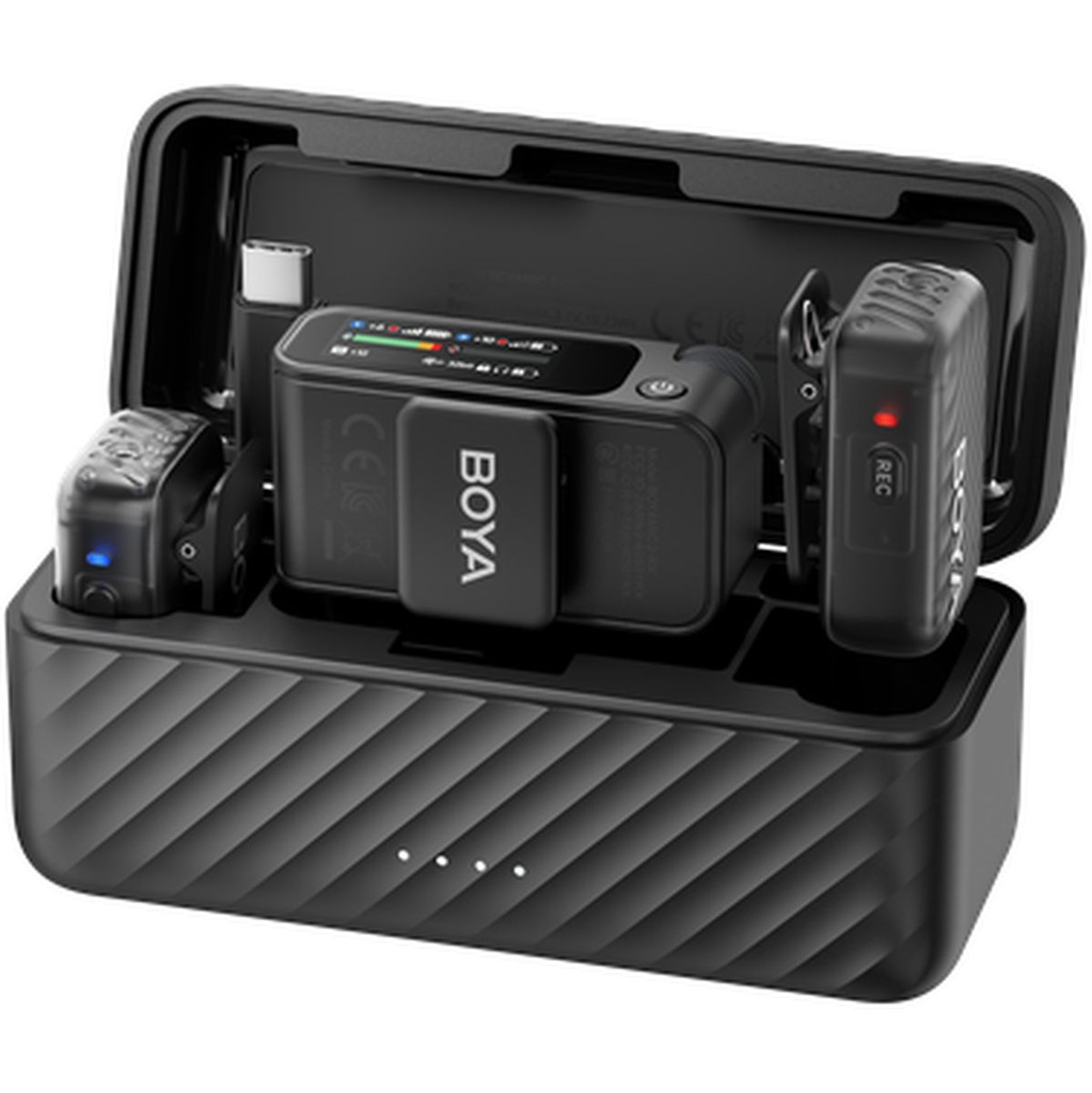 Boya Boyamic 2-01 Professional-Grade Microphone Includes 2 Lavalier Mic