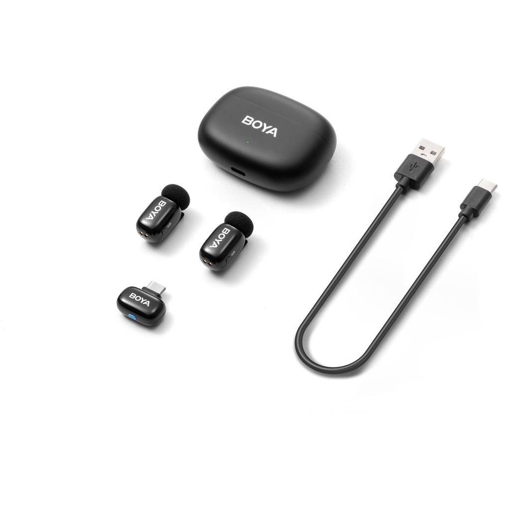 Boya Mini 2-02 (Black) 1X RX USB-C + 2X TX