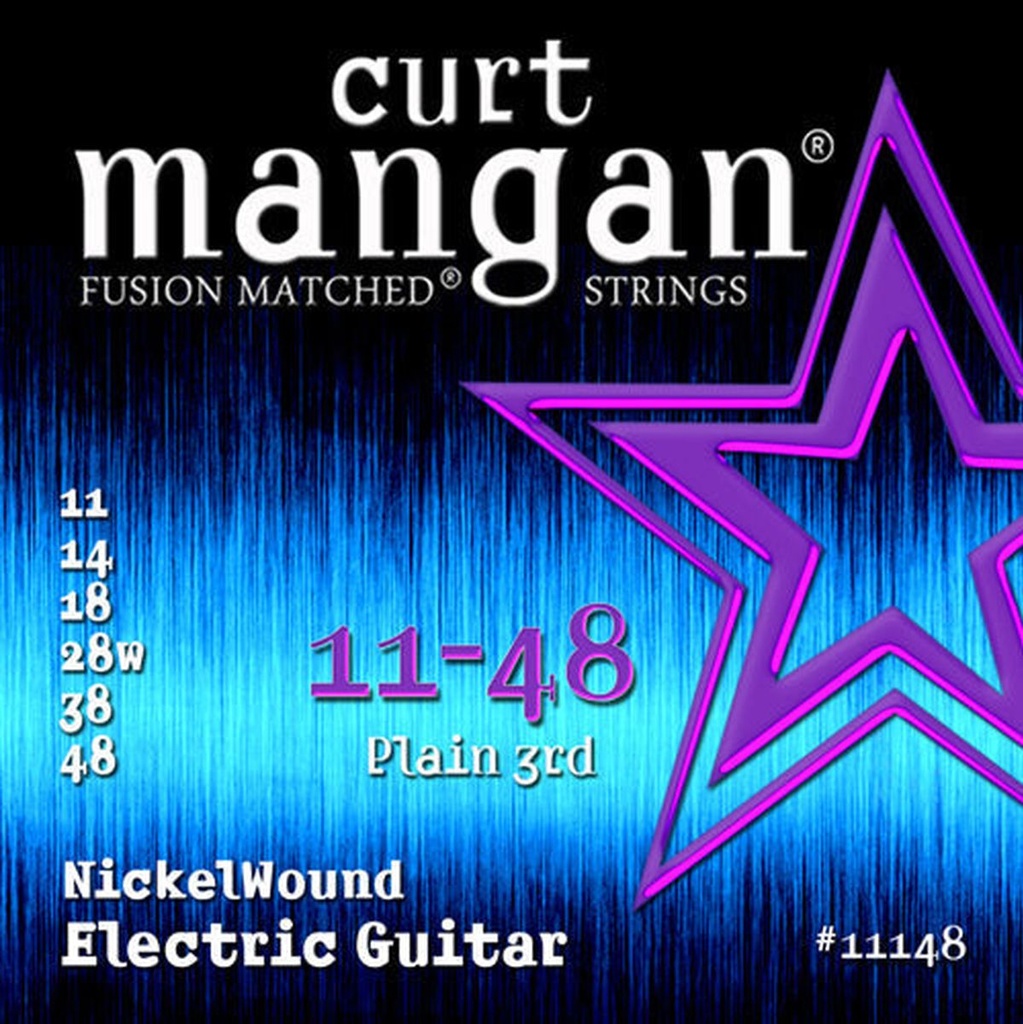 Curt Mangan 11148 11-48 Nickel Wound Set