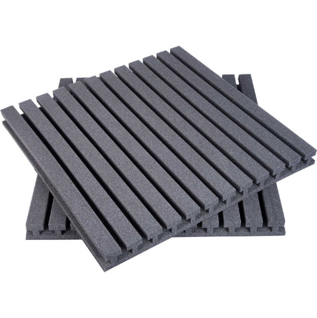 Auralex 2 inch Studiofoam-T 12-Pack 12-61x61cm Panel Charcoal