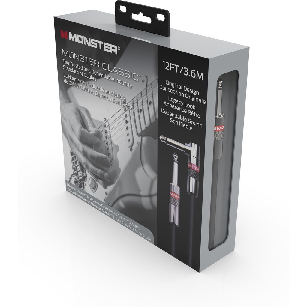 Monster Cable 21 feet Coiled - Monster Classic Instrument Cable