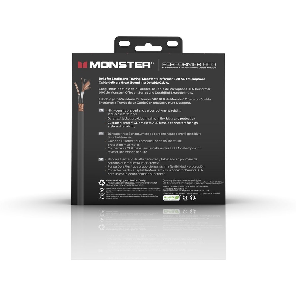 Monster Cable 9m Monster Performer Microphone Cable
