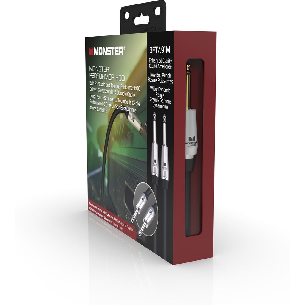 Monster Cable 1.8m Straight - Straight - Monster Performer