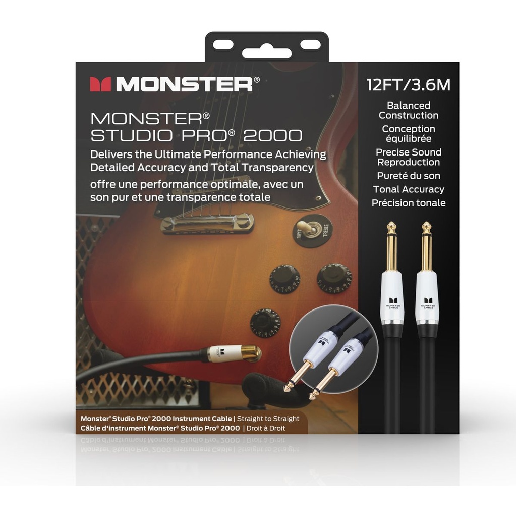 Monster Cable 12 feet Straight To Straight - Monster Studio