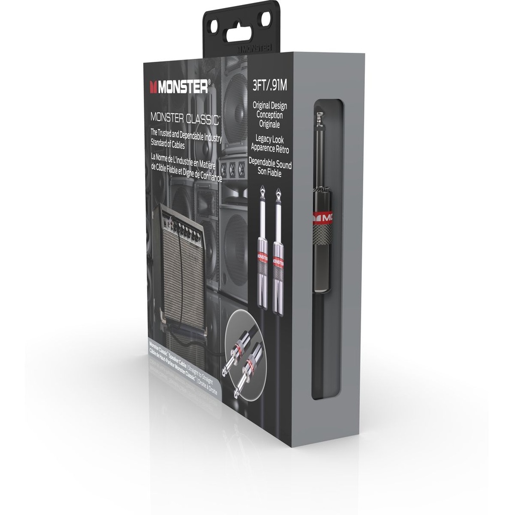 Monster Cable 1.8m Straight To Straight Monster Classic Speaker Cable