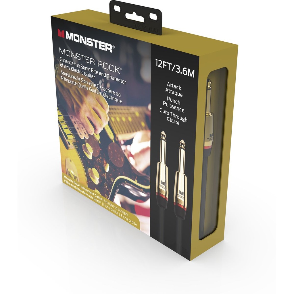 Monster Cable 8 inch Right Angle To Right Angle - Monster Rock
