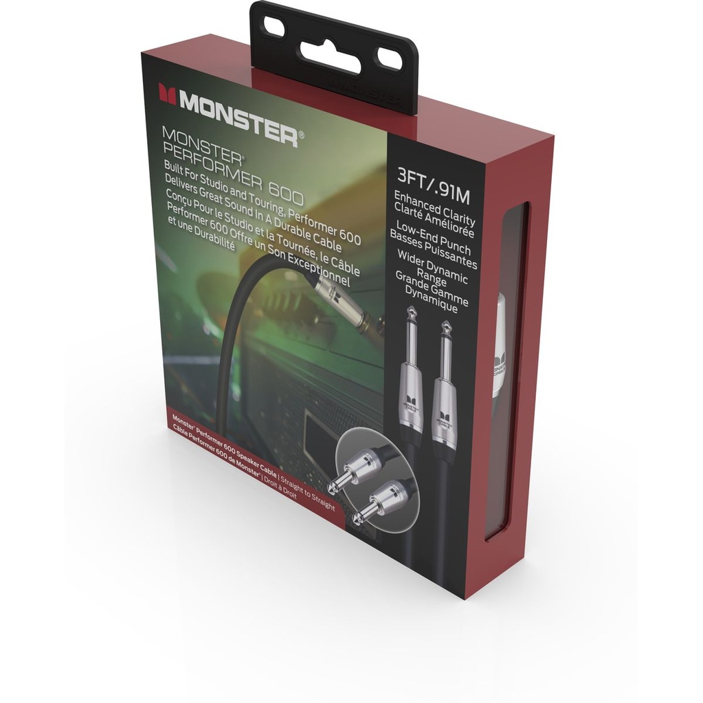 Monster Cable 9m Straight - Straight - Monster Performer