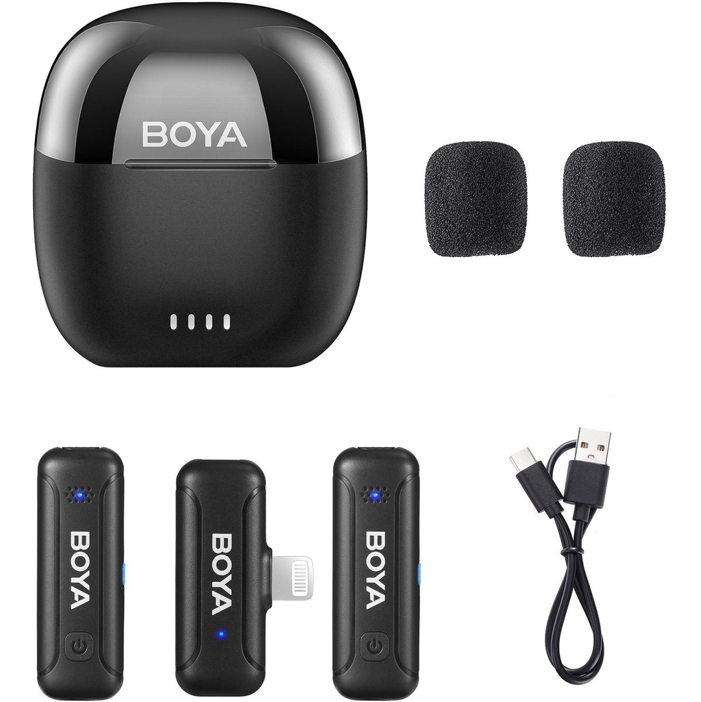 Boya BY-WM3T-D2 - Kit For Lightning 2 X Transmitter / 1X Receiver / 1X Case