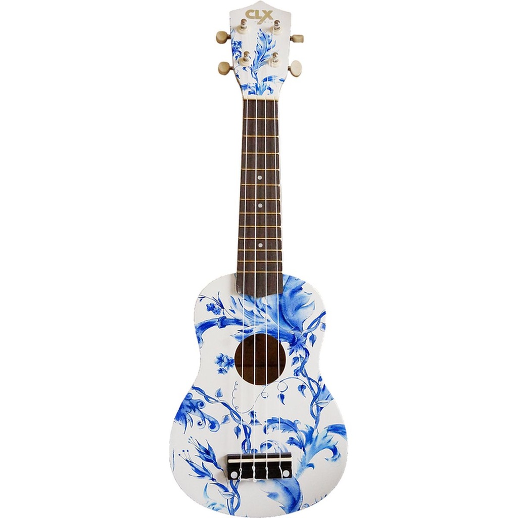 CLX Calista 21 Delft Blue Ukulele Delft's Blue (Soprano)