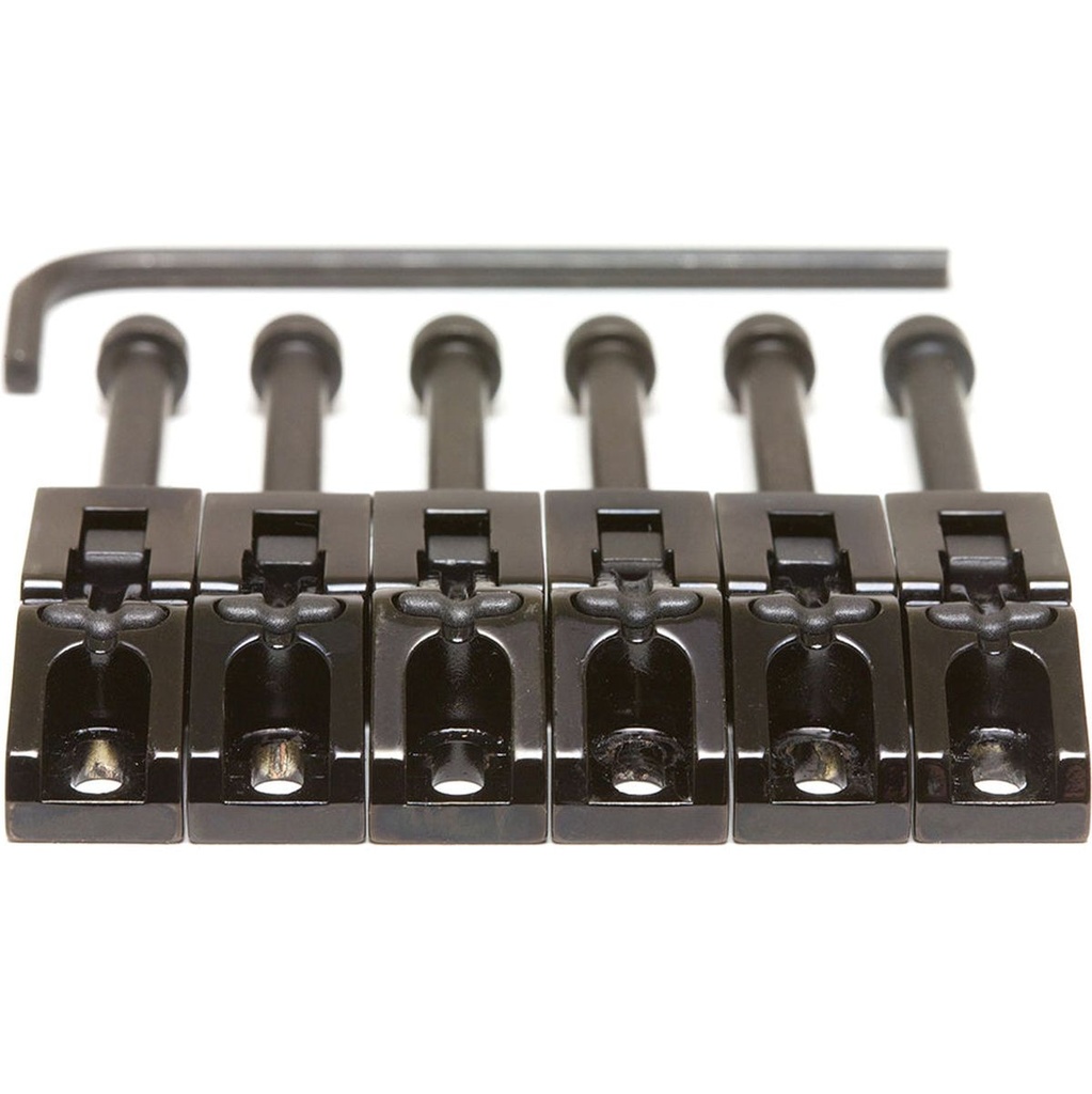 Graph Tech Stringsaver Saddles - Floyd Rose BLACK-6 Pces