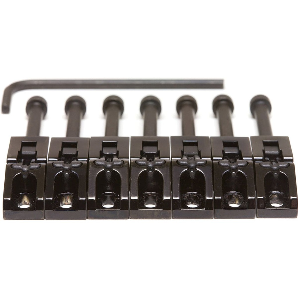 Graph Tech Stringsaver Saddles - Floyd Rose BLACK-7 Pces