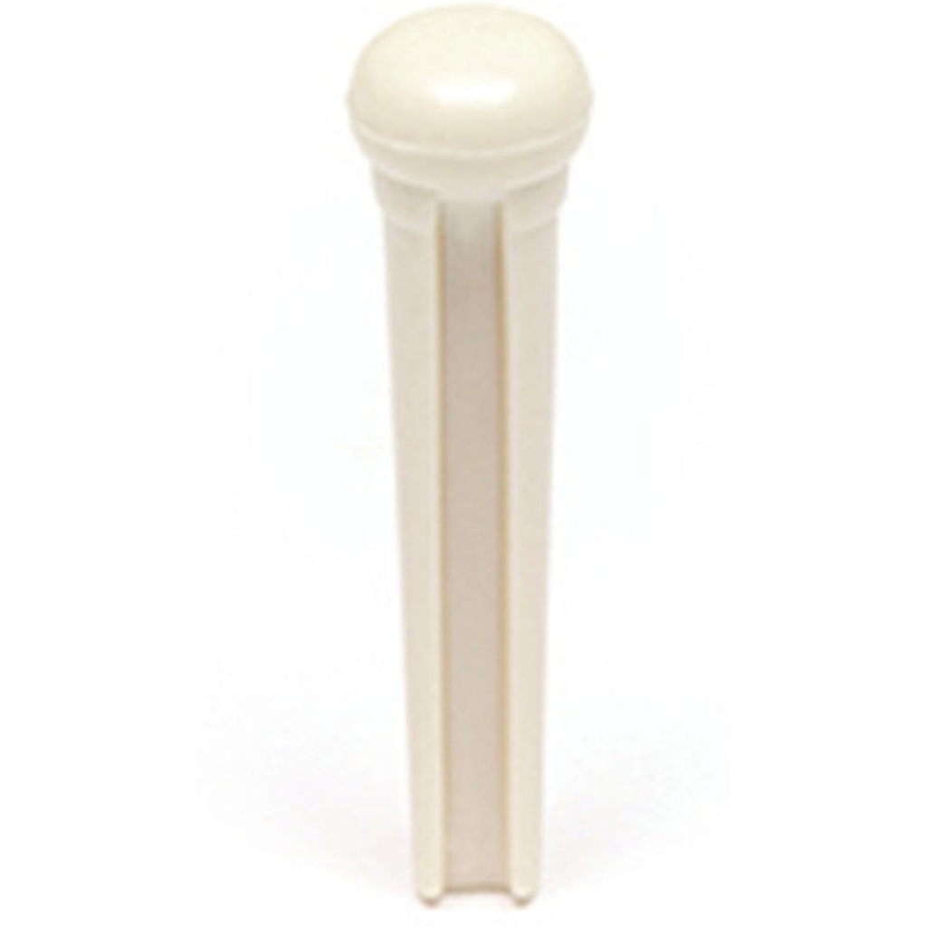 Graph Tech Tusq Bridge Pins - No Dot - WHITE-6 Pces