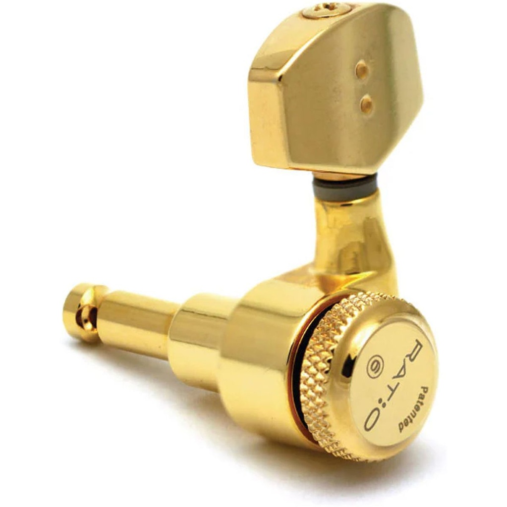 Graph Tech Ratio Electric Locking 3+3 Contemporary Left Hand - Gold