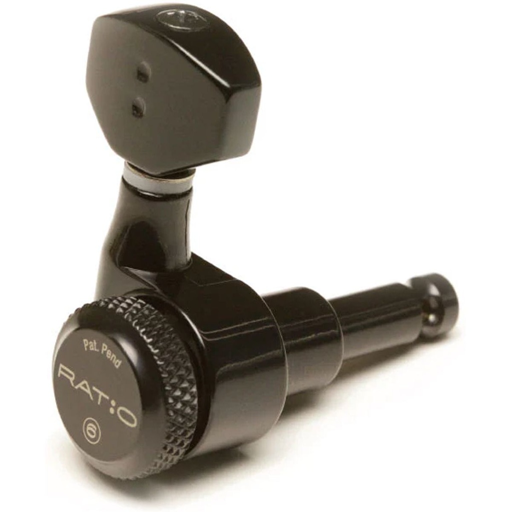 Graph Tech Ratio Electric Locking 3+3 Mini Contemporary - Black