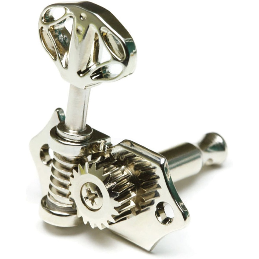 Graph Tech Open Back Acoustic 3+3 Skeleton Button - Nickel