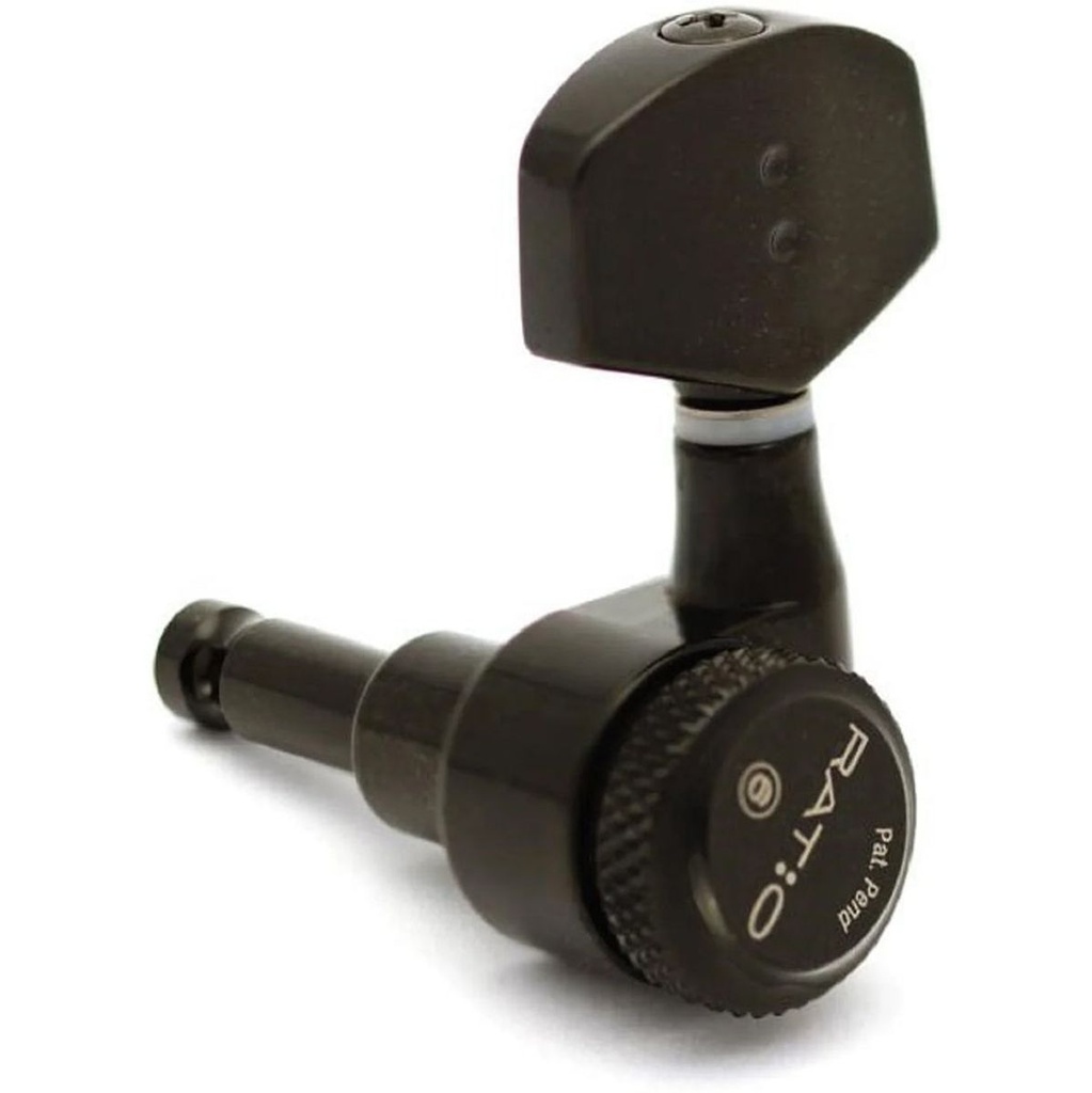 Graph Tech Ratio Electric Locking 3+3 Contemporary Left Hand - Black