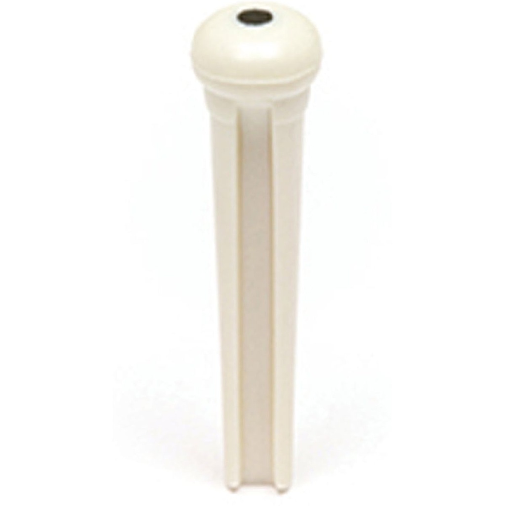 Graph Tech Tusq Bridge Pins - Martin 2mm - Whiteblack DOT-6 Pces