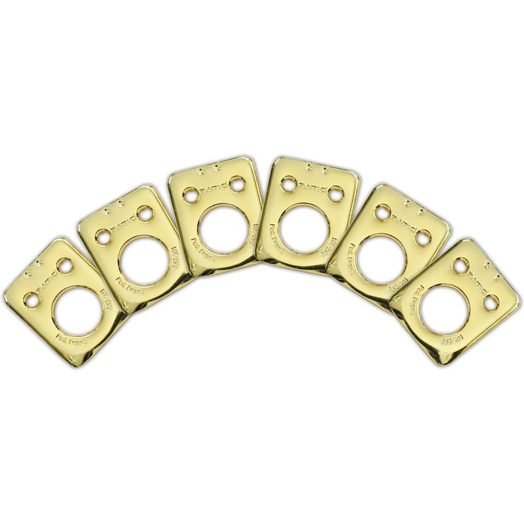 Graph Tech Ratio Plate For Fender Style 2 Pin Hole - Gold